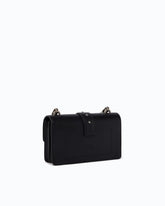 Kleine Love Bag One Schultertasche aus Leder mit New Buckle - Schwarz | Pinko