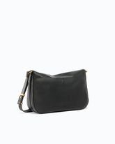 Mittelgroße Ledertasche mit Love Birds Diamond Cut-Schließe - | Pinko