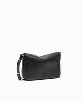 Kleine Love Satchel Umhängetasche aus Leder - Schwarz | Pinko