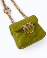 Accessoire Nano Love Bag Puff aus Nappaleder - Trasparente | Pinko