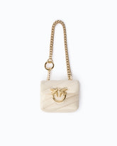Accessoire Nano Love Bag Puff aus Nappaleder - Beige | Pinko