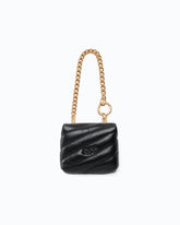 Nano Love Bag Puff accessory in nappa leather - Black | Pinko