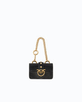 Nano Love Bag One aus Leder - Schwarz | Pinko