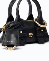 Accessoire Nano Escape Bag aus Leder - Schwarz | Pinko