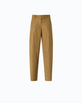 Barrel-fit trousers with rhinestones - | Pinko