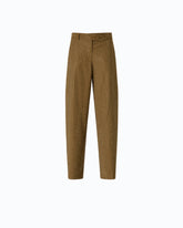 Barrel-fit trousers with rhinestones - | Pinko