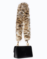 Mini Love Bag One Light crossbody bag in glossy leather with two straps - Multicolor Black-White-Brown | Pinko