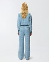 Denim jeans with Love Birds logo - Blue | Pinko
