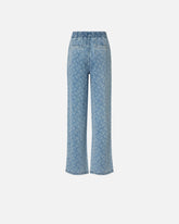 Denim jeans with Love Birds logo - Blue | Pinko