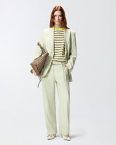 Gestreifter Pullover mit PINKO-Stickerei - | Pinko