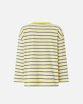 Striped top with PINKO embroidery - | Pinko