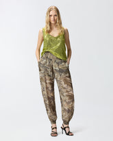 Fully sequinned vest top - | Pinko