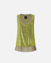 Fully sequinned vest top - | Pinko