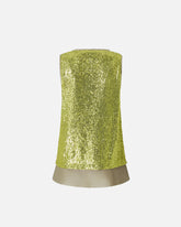 Fully sequinned vest top - | Pinko