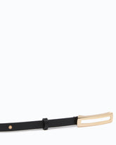 Gürtel mit Schmucknieten, 1 cm breit - Schwarz | Pinko
