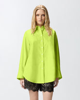 Cotton poplin shirt - | Pinko