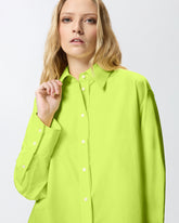 Cotton poplin shirt - | Pinko