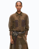 Lace shirt with pockets - | Pinko