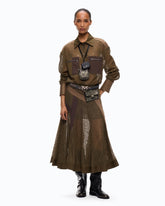 Lace shirt with pockets - | Pinko