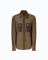 Lace shirt with pockets - | Pinko