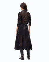 Lace shirt with pockets - Black | Pinko