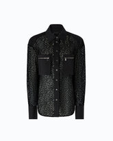 Lace shirt with pockets - Black | Pinko