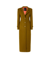 Long coat in wool-blend cloth - | Pinko