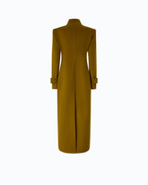 Long coat in wool-blend cloth - Green | Pinko