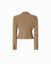 Slim-fit cropped blazer - | Pinko