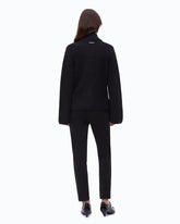 Ribbed cardigan with pockets - Black | Pinko