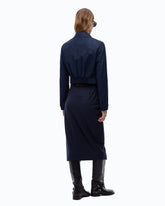 Cropped nubuck leather-effect jacket - | Pinko