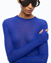 Lightweight ribbed sweater - | Pinko