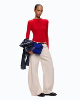 Lightweight ribbed sweater - | Pinko
