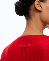 Lightweight ribbed sweater - | Pinko