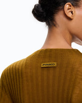 Lightweight ribbed sweater - | Pinko