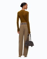 Lightweight ribbed sweater - | Pinko