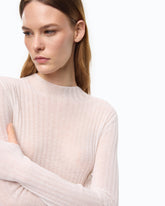 Lightweight ribbed sweater - | Pinko