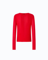 Ribbed cardigan with buttons - | Pinko