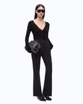 Ribbed cardigan with buttons - Black | Pinko