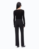 Ribbed cardigan with buttons - Black | Pinko