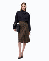Blouse with pockets and buttons - Dark Blue | Pinko