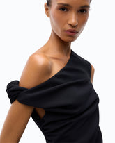 Eng anliegendes Minikleid mit Drapierungen - | Pinko