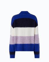 Pullover aus Alpakamix mit Streifen - | Pinko