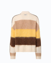 Pullover aus Alpakamix mit Streifen - | Pinko