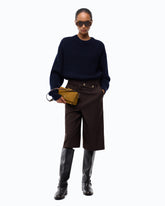 Ribbed wool sweater - Dark Blue | Pinko