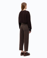 Ribbed wool sweater - Brown | Pinko