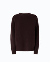 Ribbed wool sweater - Brown | Pinko