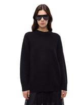 Ribbed wool sweater - Black | Pinko