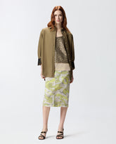 Longuette-Rock mit Camouflagemuster - | Pinko