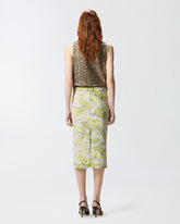 Longuette-Rock mit Camouflagemuster - | Pinko